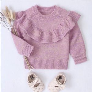 NWT Toddler Ruffle Sweater